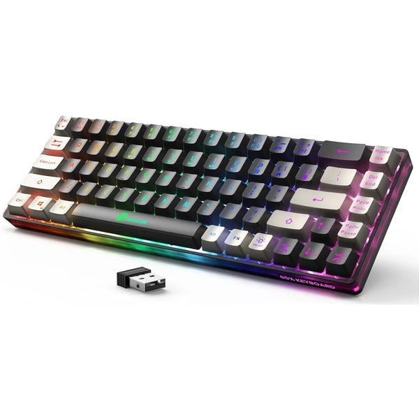 🖱️ 68-Key RGB Wireless Gaming Keyboard – Compact. Colorful. Competitive.
